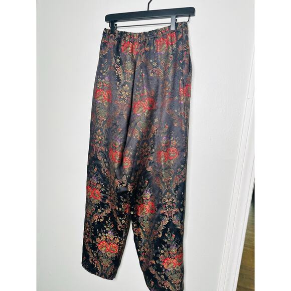 Vintage ANNE PINKERTON Floral Blazer Oversized Pants Set 90s Retro Size 12 - Picture 5 of 16